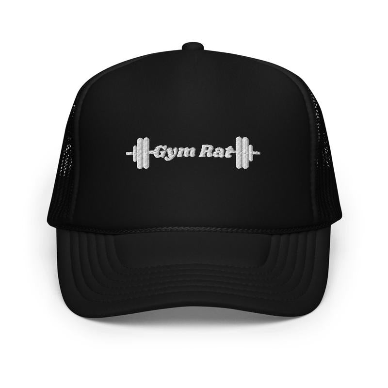 Gym Rat Foam Trucker Hat, Gym Hat, Gym Accessories