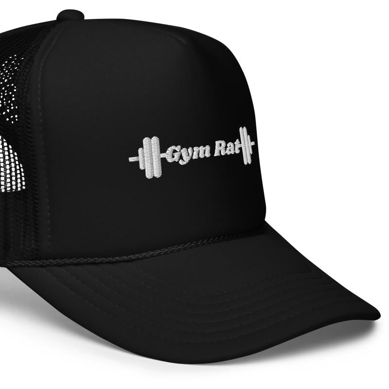 Gym Rat Foam Trucker Hat, Gym Hat, Gym Accessories