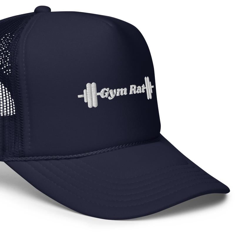 Gym Rat Foam Trucker Hat, Gym Hat, Gym Accessories