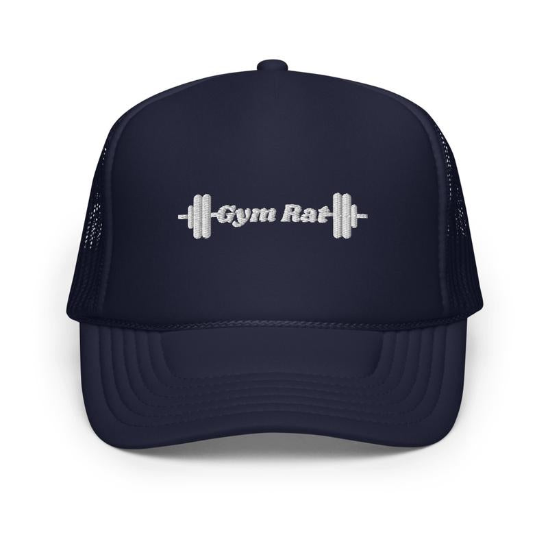 Gym Rat Foam Trucker Hat, Gym Hat, Gym Accessories