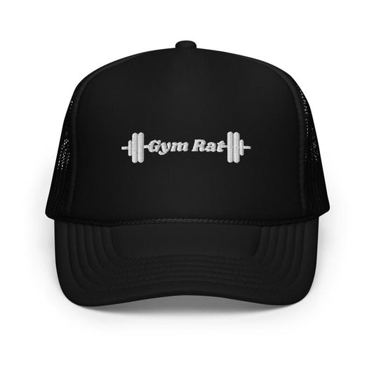 Gym Rat Foam Trucker Hat, Gym Hat, Gym Accessories