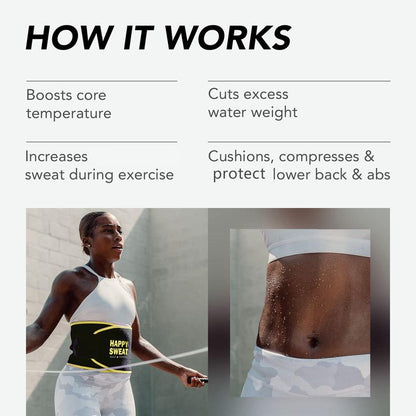 Sweat Belt Gym Stuffed Waist Trainers Gym Accessories Sweat Band for Women
